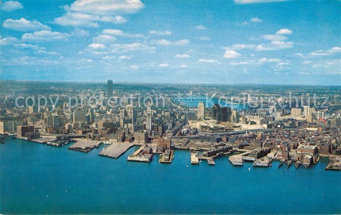 Boston Massachusetts Fliegeraufnahmeb Prudential Tower