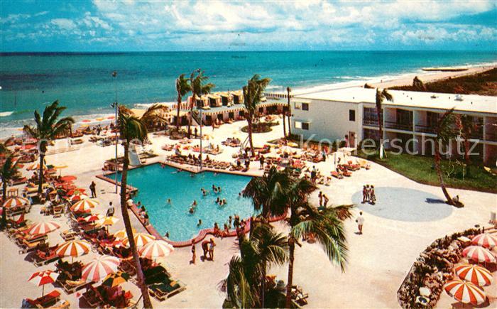 Miami Beach Motel Pool Cabana Club