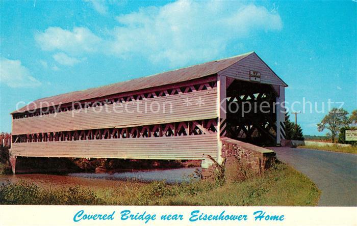 Gettysburg Pennsylvania Covered Bridge Eisenhower Home