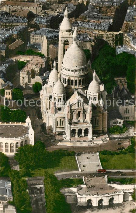 Paris Fliegeraufnahme Sacre-Coeur