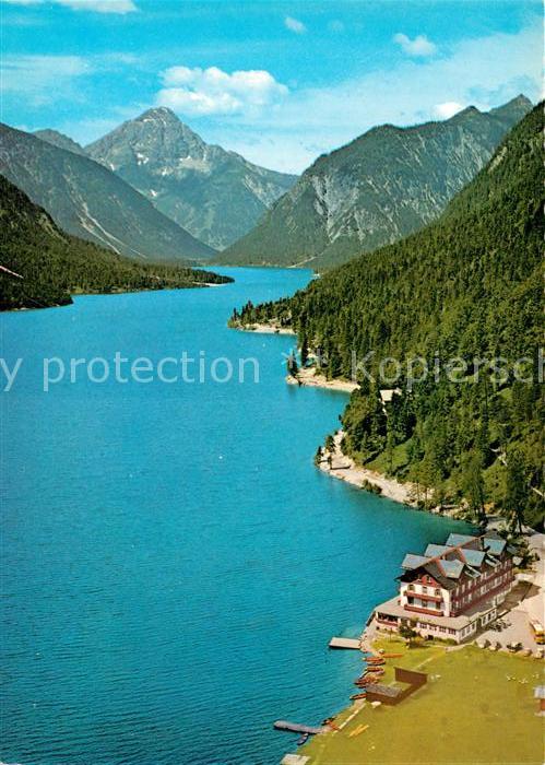 Plansee Hotel Forelle Fliegeraufnahme