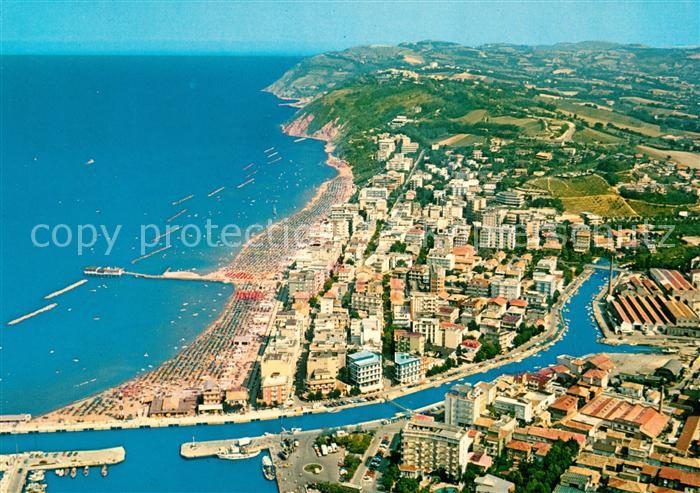 Gabicce Mare Fliegeraufnahme