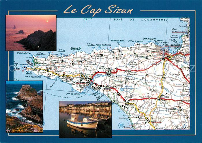 Pointe du Raz Pointe du Van rocher de Morgane port Audierne