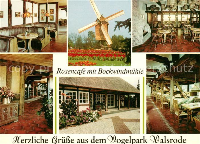 Walsrode Lueneburger Heide Vogelpark Rosencafe Bockwindmuehle