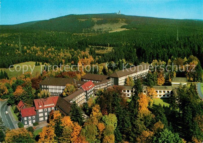 Clausthal-Zellerfeld Fliegeraufnahme Fachklinik Erbprinzentanne