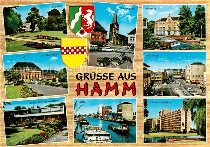 Hamm Westfalen Pauluskirche Hafen Hauptbahnhof