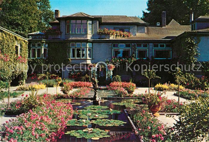 Victoria British Columbia Butchart Gardens Italian Gardens Residence