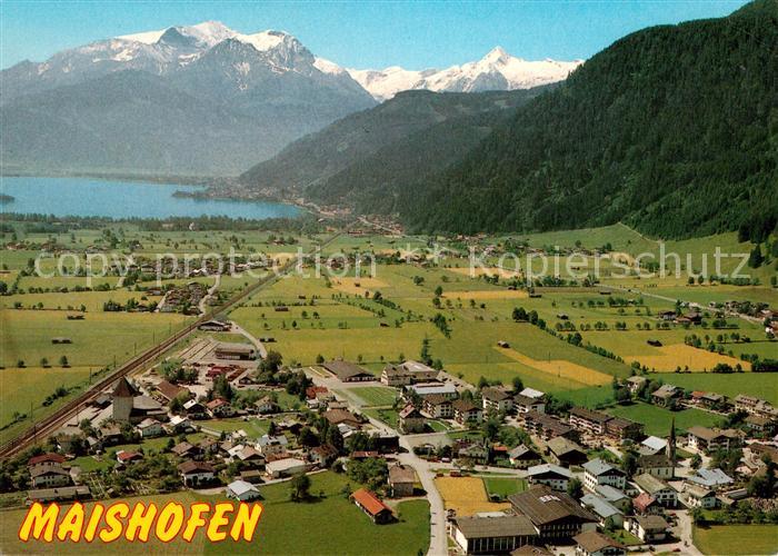 Maishofen Fliegeraufnahme Kitzsteinhorn Zeller See