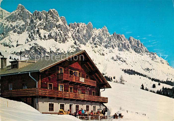Muehlbach Hochkoenig Alpengasthof Kopp-Huette Manndlwand