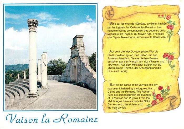 Vaison-la-Romaine Vaucluse Theatre Antique