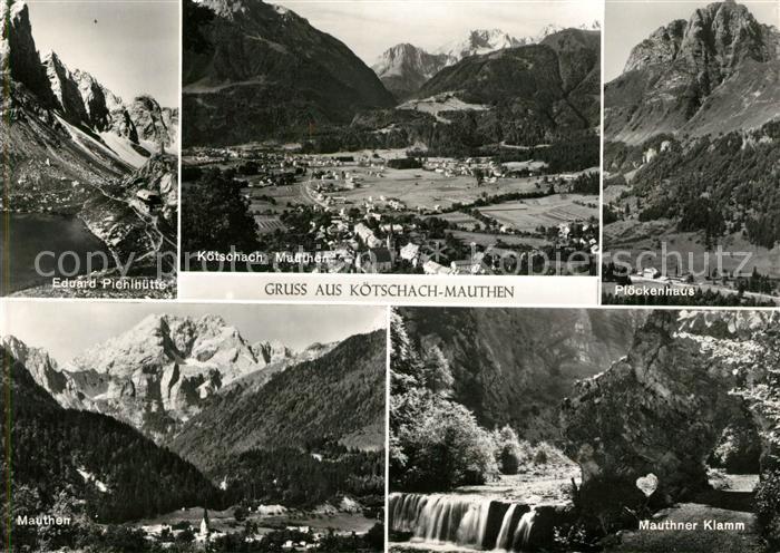 Koetschach-Mauthen Kaernten Ploeckenhaus Klamm Eduard Pichlhuette