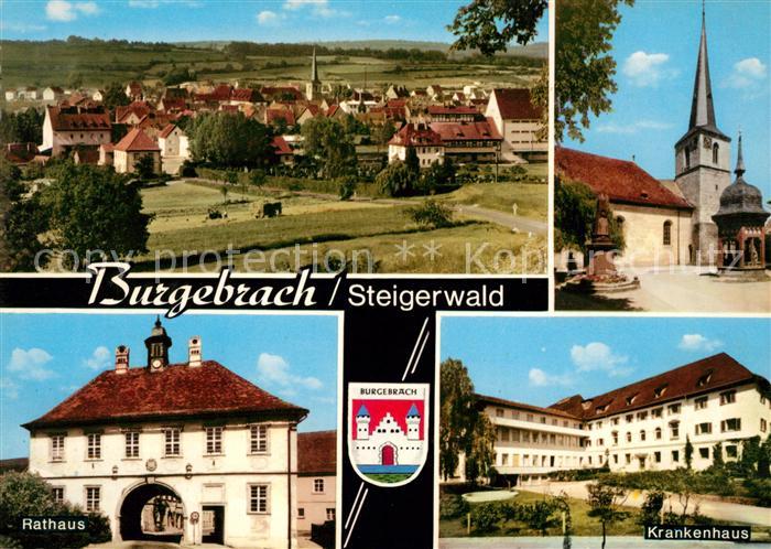 Burgebrach Rathaus Krankenhaus Kirche