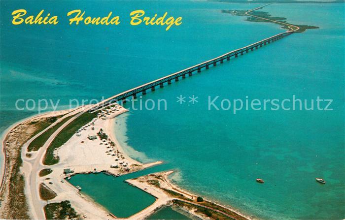 Key West Bahia Honda Bridge aerial view