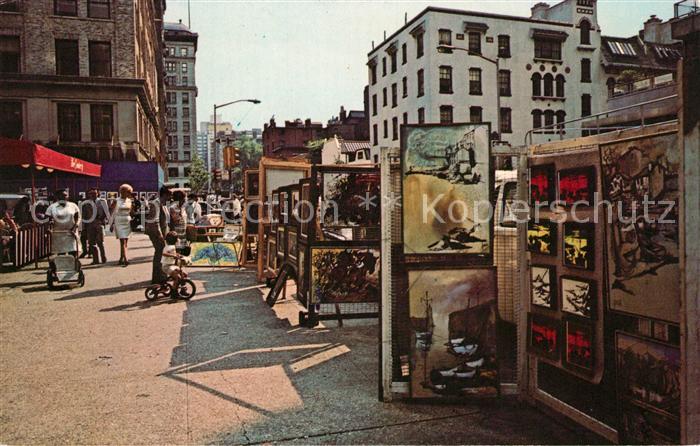 Greenwich Village New York Street scene