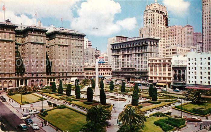 San Francisco California Union Square Admiral George Dewey Monument