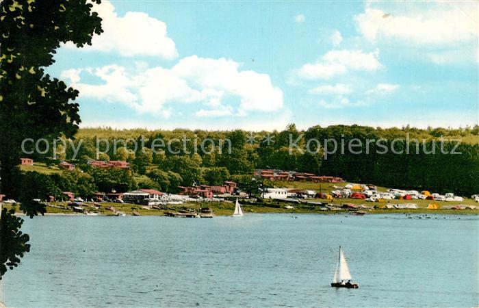 Mademuehlen Int. Campingplatz Krombachtalsperre Stausee Segeln