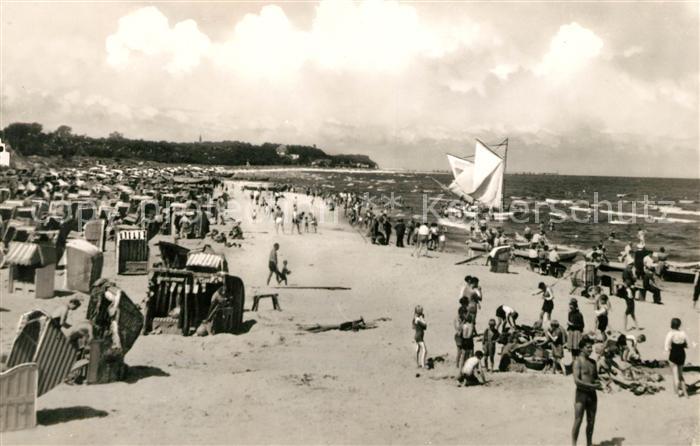 Ahlbeck Ostseebad Strand mit Blick auf Heringsdorf