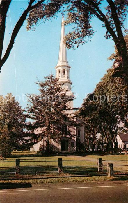 Cape Cod Mass. Church and village green