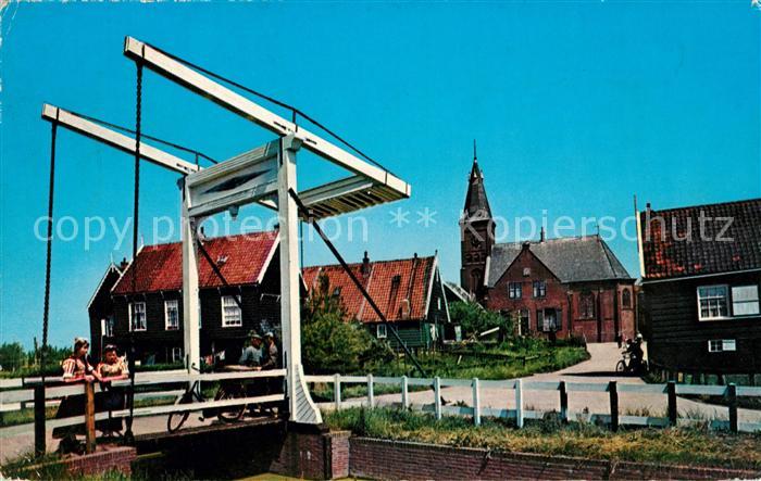 Marken Zugbruecke Kirche