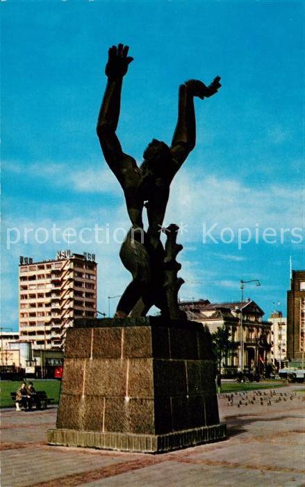 Rotterdam Monument Mei 1940 Verwoeste Stad Denkmal Mai 1940 Zerstoerte Stadt