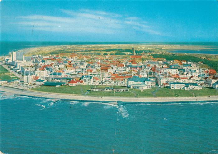 Norderney Nordseebad Ansicht von Westen Fliegeraufnahme