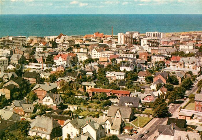 Westerland Sylt Nordseeheilbad Fliegeraufnahme