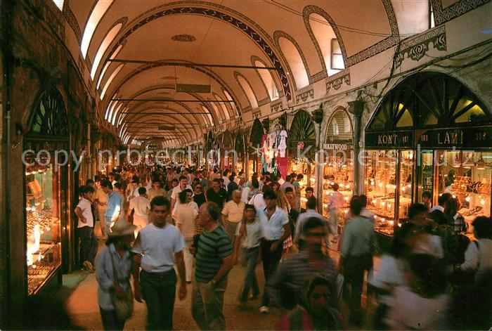 Istanbul Constantinopel Interieur du Grand Bazar Innenraum vom Bazar