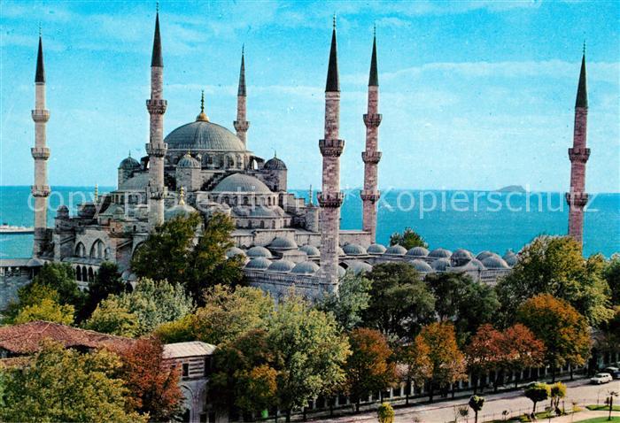 Istanbul Constantinopel Sultanahmet Camii Blaue Moschee Meerblick