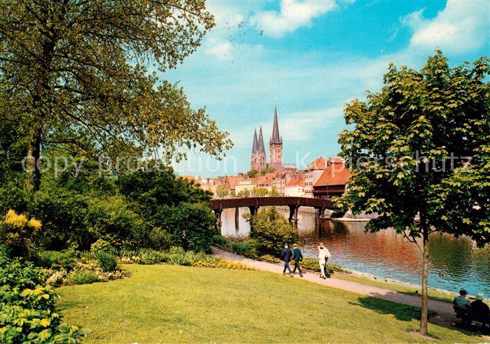 Luebeck Partie an der Trave