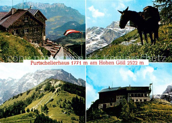 Purtschellerhaus Hoher Goell Berghaus am Hohen Goell Berchtesgadener Alpen Huett