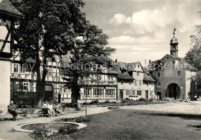 Bad Sooden-Allendorf Soodener Tor Fachwerkhaeuser