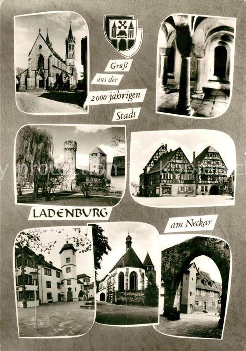 Ladenburg Teilansichten 2000jaehrige Stadt