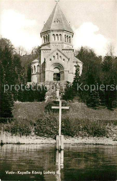 Berg Starnberg Votivkapelle Koenig Ludwig II am Starnberger See