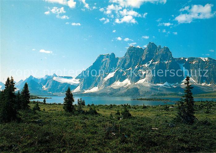 Jasper Alberta Jasper National Park Tonquin Valley with Ramparts and Amethyest L
