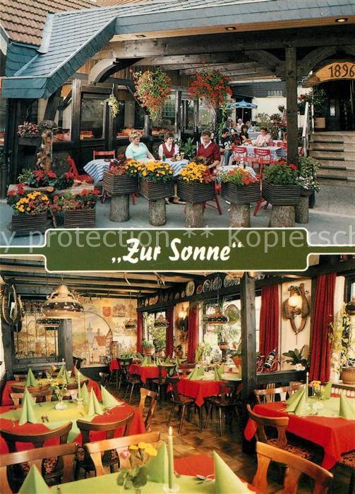 Gemuenden Taunus Gasthof Pension Zur Sonne Naturpark Hochtaunus