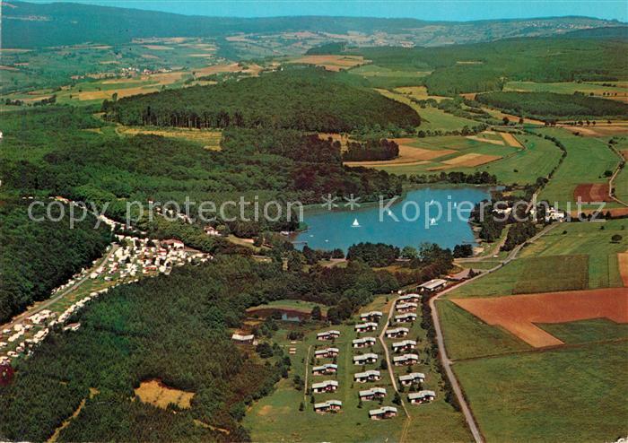 Gedern Naturpark Hoher Vogelsberg Erholungsgebiet Gedener See Fliegeraufnahme