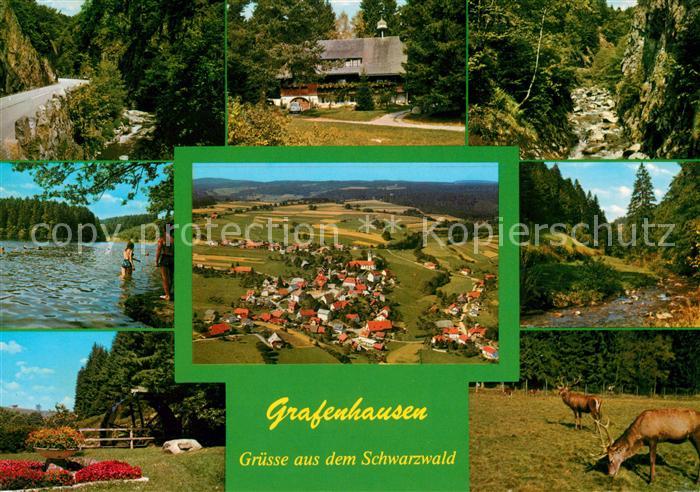 Grafenhausen Schwarzwald Landschaftspanorama Natur Wild Fliegeraufnahme