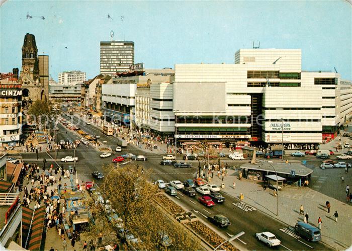 BERLIN CITY Kurfuerstendamm Gedaechtniskirche