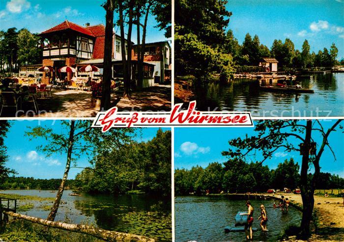 Grossburgwedel Wald- und Seegaststaette Wuermsee Badestrand