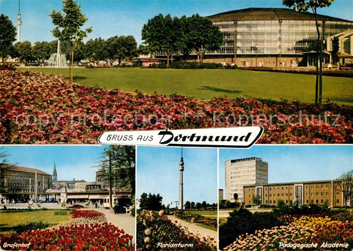Dortmund Westfalenhalle Park Grafenhof Florianturm Paedagogische Akademie
