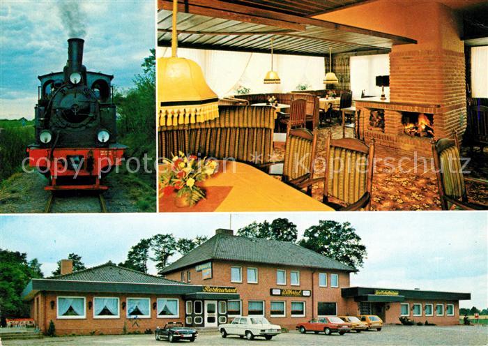 Vilsen Restaurant Dillertal Kamin Dampflokomotive