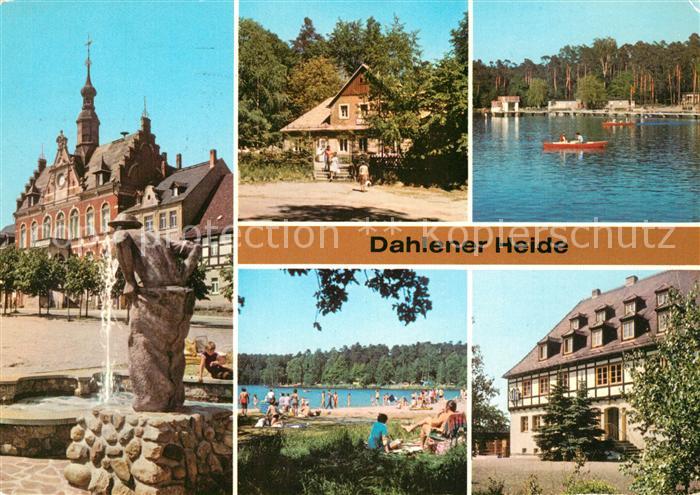 Dahlener Heide Rathaus Konsumgaststaette Hospitalhuette Waldbad Schmannewitz Dam