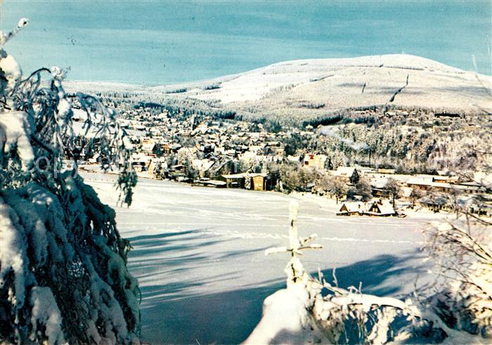 Braunlage Winterpanorama Blick zum Wurmberg