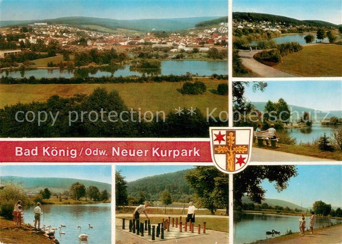 Bad Koenig Odenwald Landschaftspanorama Neuer Kurpark Bodenschach