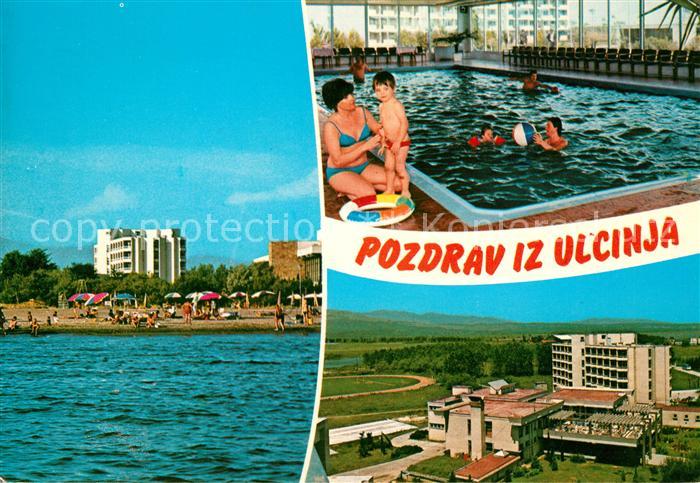 Ulcinj Velika plaza Hotel Olympic Badestrand Hallenbad