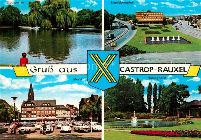 Castrop-Rauxel Stadtgarten Teich Engelsburgplatz Markt Habinghorst