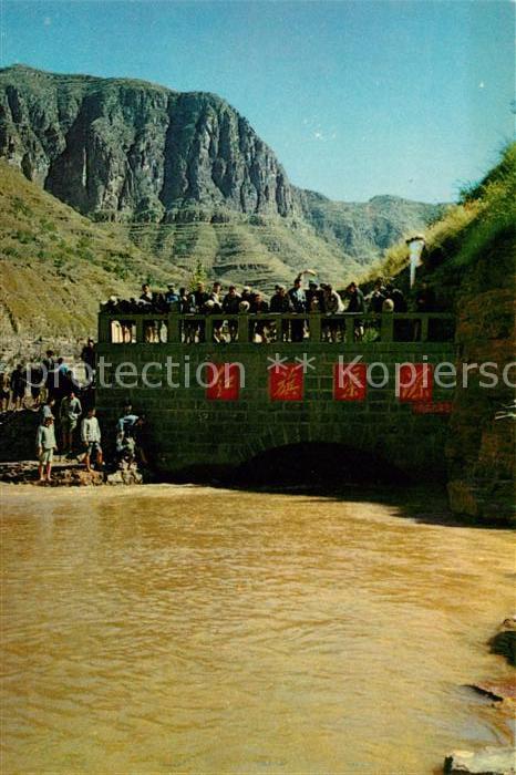 China Hongqi Kanal Zuflussstelle des Wassers aus dem Dschanghofluss