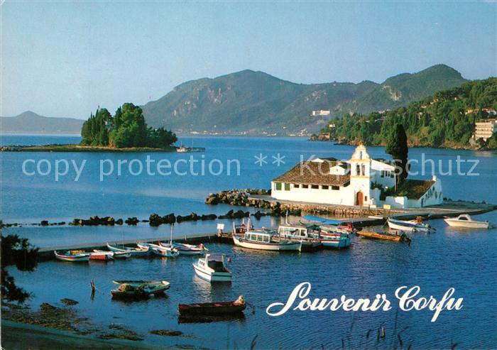 Corfu Korfu Couvent Kloster Vlacherena Kueste
