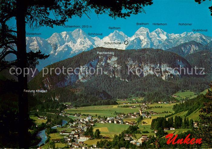 Unken Panorama Pinzgauer Saalachtal Loferer Steinberge