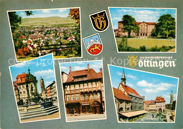 Goettingen Niedersachsen Panorama Universitaetsstadt Blick vom Hainberg Auditori